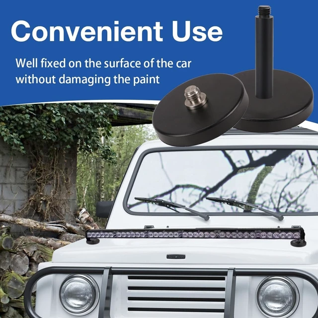 Alt view image 5 of 5 - DMITER GNSS Magnetic Mount, 5/8-11 Thread 100mm Rod GPS Antenna Base