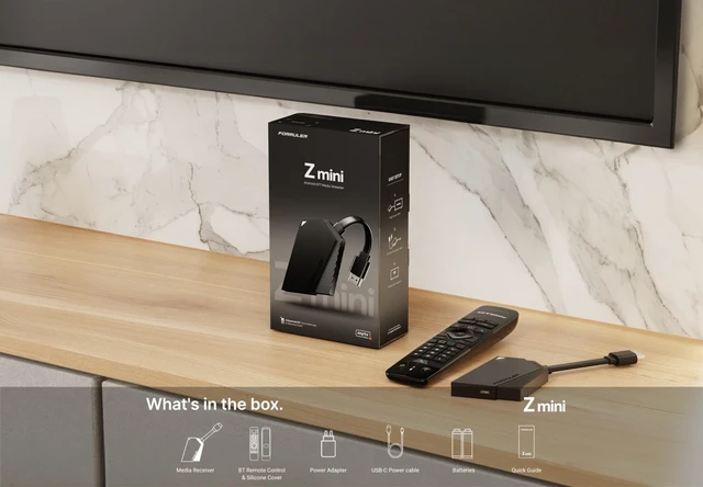 Alt view image 2 of 3 - Z Mini 4K Android 12 2GB Ram 8GB ROM with BT1(Bluetooth) Remote