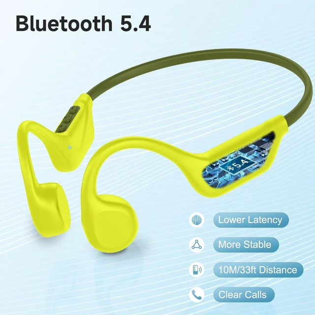 Alt view image 3 of 5 - LOBKIN Bone Conduction Headphones Bluetooth 5.4, Open Ear Headset with Mic