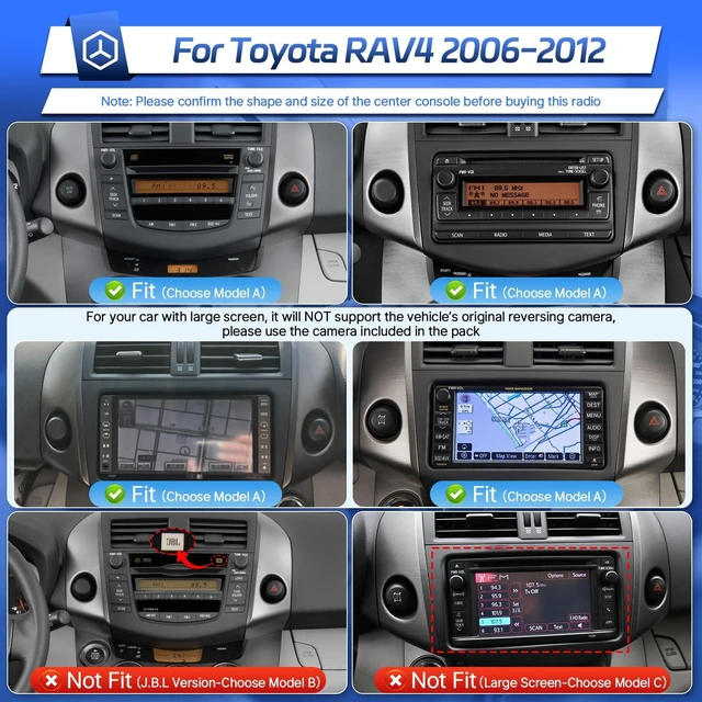 Alt view image 2 of 5 - Leadfan Linux Car Stereo for Toyota RAV4 2006 2007 2008 2009 2010 2011 2012
