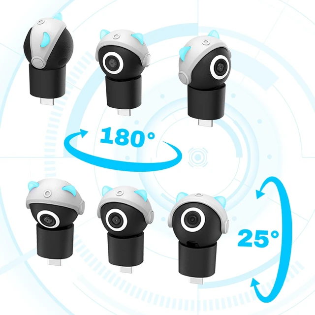 Alt view image 5 of 5 - Subsonic - Playcam 1080 - Camera for Nintendo Switch 2 - Full HD 1080p Resolution with Wide Angle - USB-C Plug and Play - Adjustable Lens (Blue)
