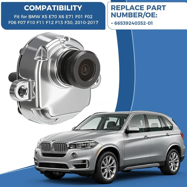 Alt view image 2 of 5 - Front Bumper Side View Camera Fit for X5 E70 X6 E71 F01 F02 F06 F10 Right