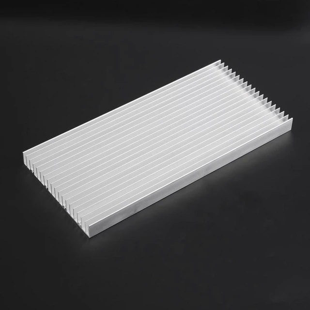 Alt view image 2 of 5 - Eujgoov Aluminum Heat Sink 300x140x20MM Heatsink, Aluminum Heatsink Heat Sink High Power LED Light Cooling Device for Household LED Light, Eujgoovaxrp5qiz4v