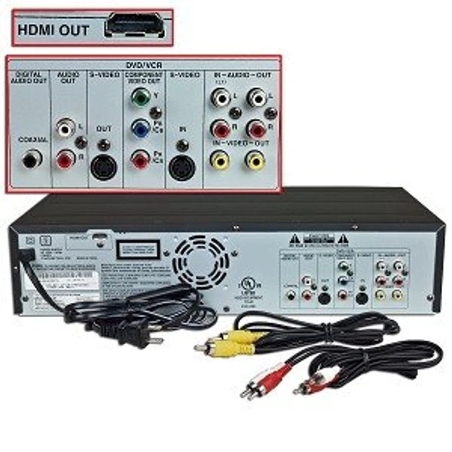 Alt view image 4 of 5 - Magnavox ZV427MG9 DVD Recorder/VCR Combo, HDMI 1080p Up-Conversion, No Tuner