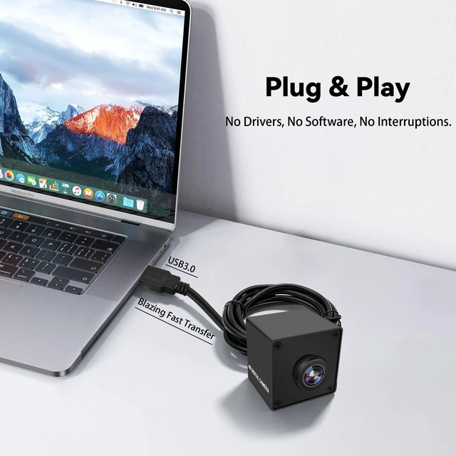 Alt view image 4 of 5 - Magnolia 5MP Global Shutter USB Camera, USB3.0 High Speed Webcam for PC