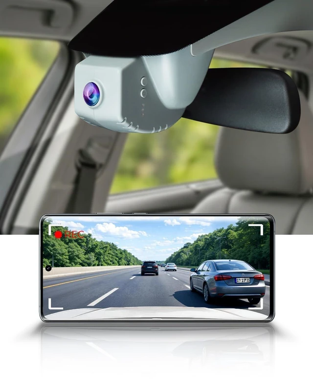 Main image of Fitcamx 4K Dash Cam Suitable for Honda Civic 2022-2026 & Type R Si (Black Cover), 11st Gen, Integrated OEM Look, Ultra HD 2160P Video, WiFi & APP, Loop Recording, G-Sensor, Plug & Play, 64GB Card