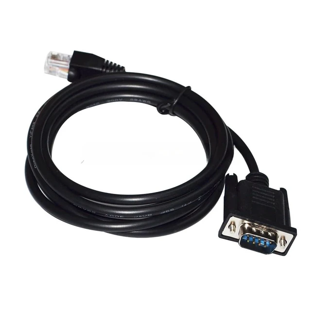 Alt view image 4 of 5 - RIKYJIC DB9 Pin to RJ50 10P10C Serial Communication Cable COM Port Adapter for RS232 Connectivity with Haishi POS Cash Registers(1.8 Meters)