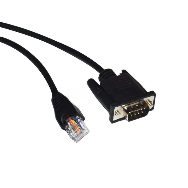 Alt view image 3 of 5 - RIKYJIC DB9 Pin to RJ50 10P10C Serial Communication Cable COM Port Adapter for RS232 Connectivity with Haishi POS Cash Registers(1.8 Meters)