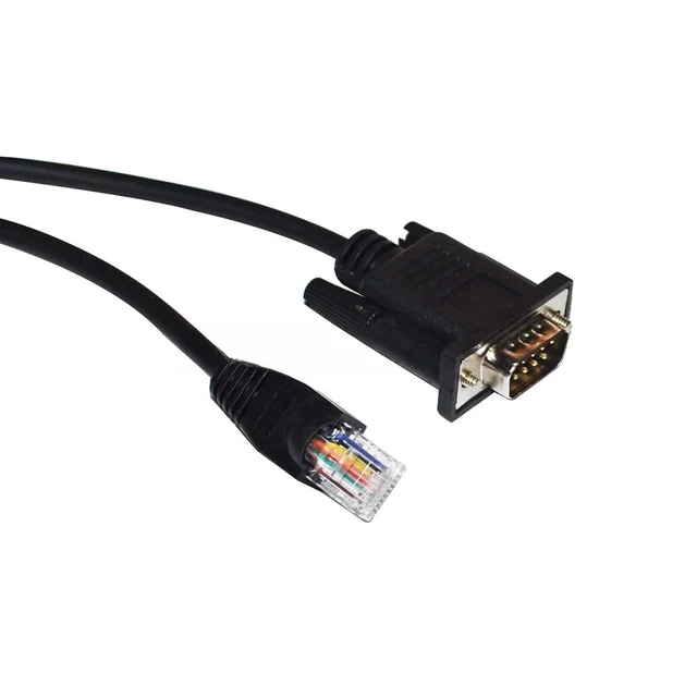 Alt view image 2 of 5 - RIKYJIC DB9 Pin to RJ50 10P10C Serial Communication Cable COM Port Adapter for RS232 Connectivity with Haishi POS Cash Registers(1.8 Meters)