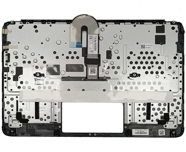Alt view image 3 of 5 - Replacement for HP Chromebook 11 G9 EE Laptop Palmrest Assembly with US Keyboard M47382-001