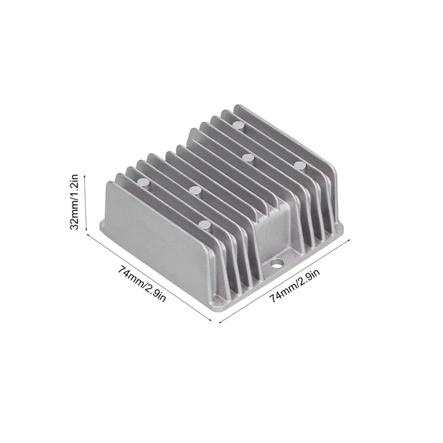 Alt view image 2 of 5 - LiebeWH DC-DC Step-Down Converter 12V-24V to 5V, 30A, Heat Sink