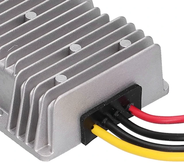 Alt view image 5 of 5 - LiebeWH DC-DC Step-Down Converter 12V-24V to 5V, 30A, Heat Sink