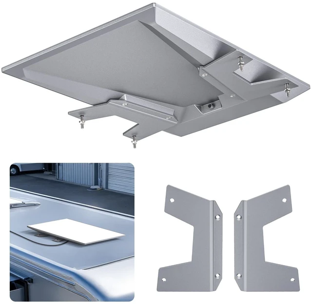 Main image of WXPSKY Starlink Performance Gen 3 Mount, Low-Profile Wedge Bracket for Gen3/V3 Flat Dishy Fits RV, Boat, Wood, Metal, Plastic or Slotted Vehicle Rails