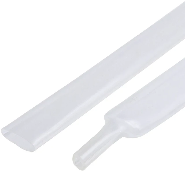 Main image of BuyUneed Heat Shrink Tubing 4:1 Dual Wall Adhesive Liner Wires Cable Wraps Connection Protection (Clear, 1/2"-18ft)