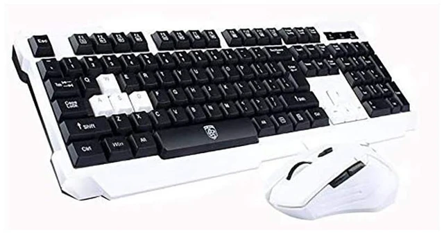 Main image of UniFire V60 Waterproof 2.4G Wireless Gaming Keyboard with Mouse DPI Control For DESKTOP PC Laptop Wireless Keyboard Mouse Combos (white)
