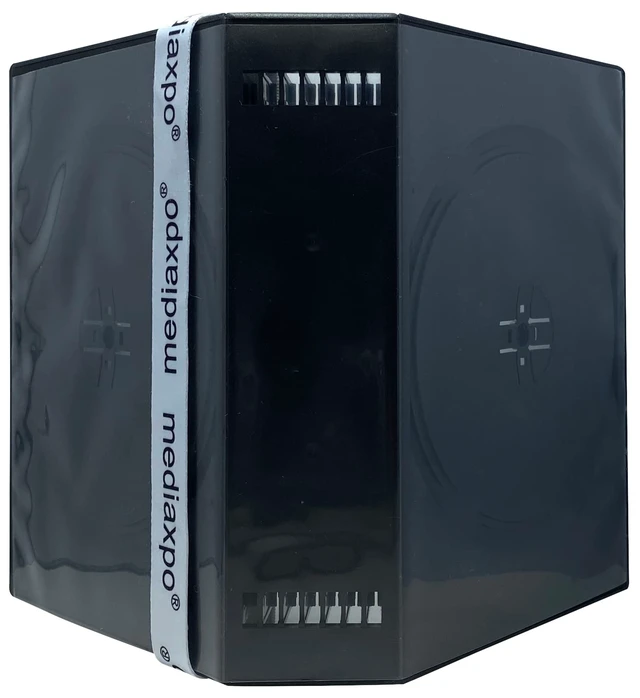 Alt view image 5 of 5 - mediaxpo Space-Saving Multi 16 Disc DVD Cases Holders with Flap - Neatly Store Your Movie Collection (Pack of 10)