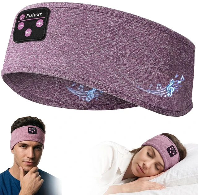 Main image of Fulext Sleep Headphones Bluetooth 5.4 Headband, Sleeping Headphones with Built-in HD Stereo Speaker for Side Sleepers, Wireless Music Headband Headphones for Sports, Meditation, Yoga, Travel
