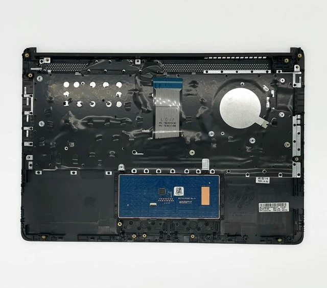 Alt view image 2 of 5 - Replacement Keyboard Palmrest Touchpad Upper Case Top Cover for HP 14Z-DK 14-DK 14-CF 14S-CF Laptop Assembly L91187-001 6070B1751302 Jet Black