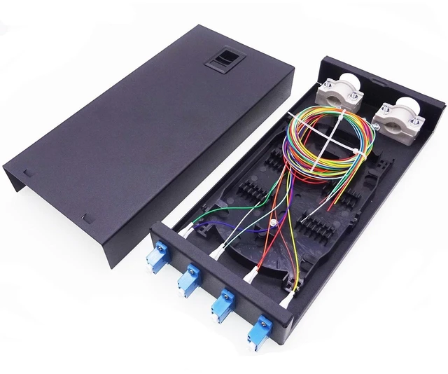 Main image of Etayson LC Wall Mount Distribution Box (LC/UPC 4 Ports 8 Cores)
