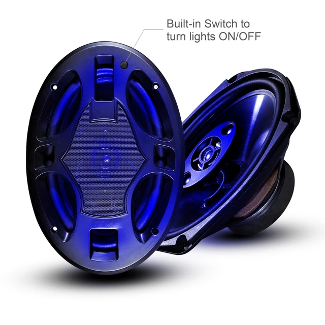Alt view image 2 of 5 - SONDPEX 6x9 Car Speakers 4-Way Car Coaxial Speakers, 6 9 Door Speakers,