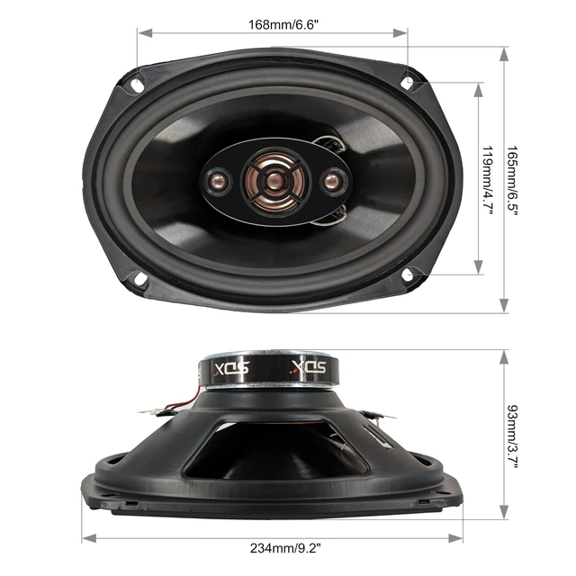 Alt view image 3 of 5 - SONDPEX 6x9 Car Speakers 4-Way Car Coaxial Speakers, 6 9 Door Speakers,