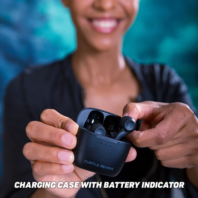 Alt view image 5 of 5 - Turtle Beach Scout Air True Wireless Earbuds for Mobile Gaming with Dual-Microphones and Bluetooth 5.1, for Nintendo Switch, Windows, 7, 8.1, 10, 11, Mac, iPad, and iPhone Black