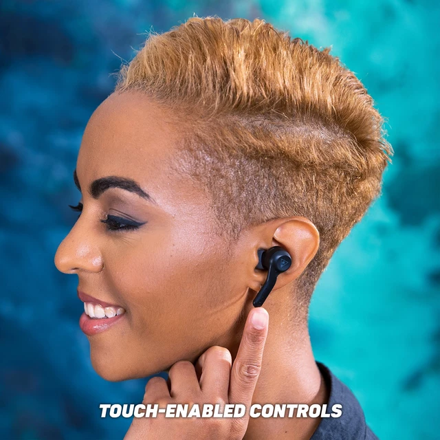 Alt view image 4 of 5 - Turtle Beach Scout Air True Wireless Earbuds for Mobile Gaming with Dual-Microphones and Bluetooth 5.1, for Nintendo Switch, Windows, 7, 8.1, 10, 11, Mac, iPad, and iPhone Black