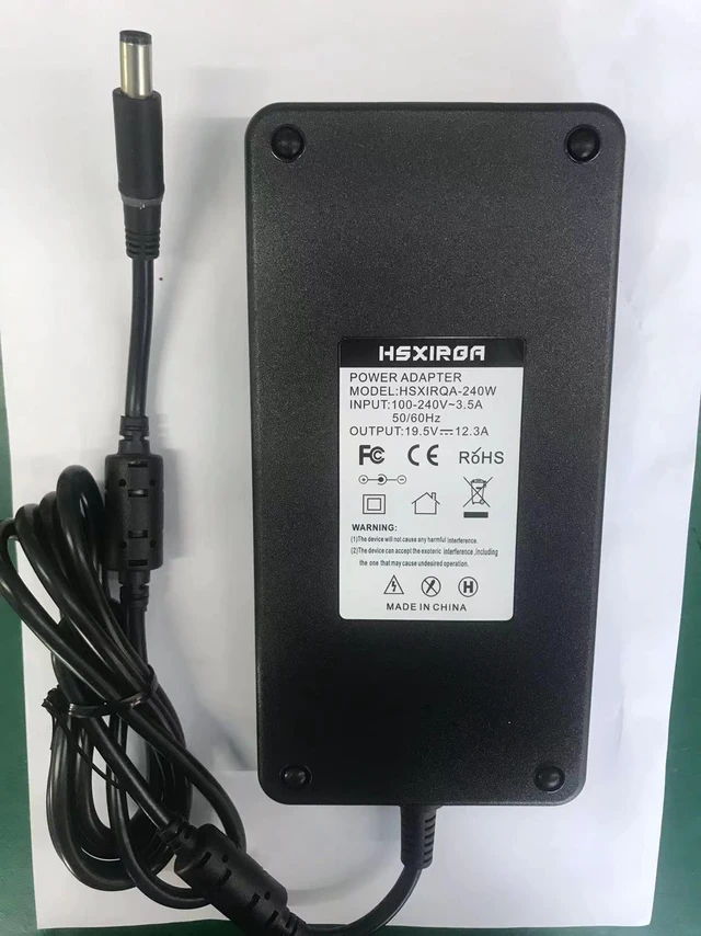 Alt view image 2 of 5 - HSXIRQA 240W 180W 130W Laptop Charger Fit for Dell G15 G16 G7 G5 G3 5510 5511 5515 5520 5521 5525 5530 5535 7620 7590 7588 7500 7700 7790 5590 5500 5587 3579 3779 Gaming Computer Power Supply Adapt