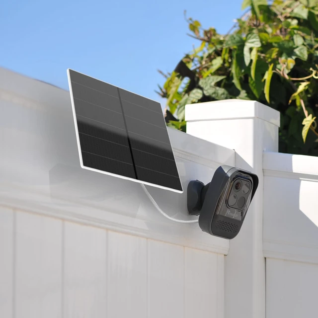 Alt view image 4 of 5 - TOUCAN PRO Wireless Indoor/Outdoor Battery Powered Security Camera with Solar Panel 2 Camera Bundle - Alexa & Google Home Enabled - Night Vision, Weatherproof, AI Motion Detection, 2-Way Audio,