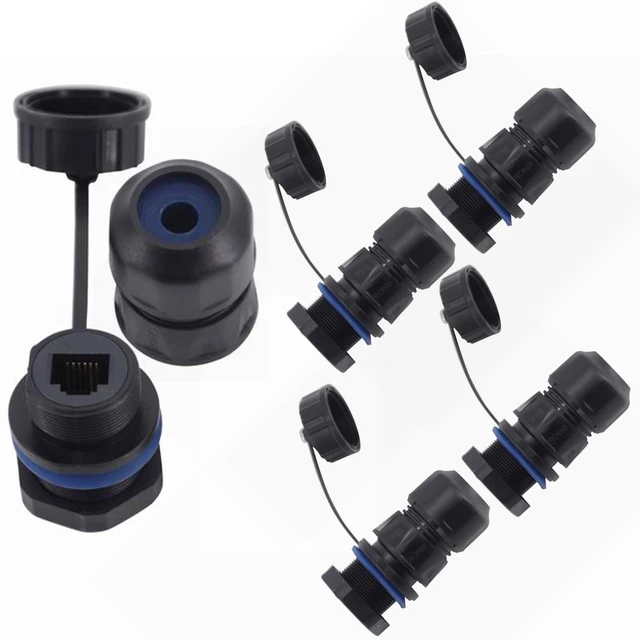 Main image of ANMBEST 5PCS Panel Mounting RJ11 Telephone Socket Adapter