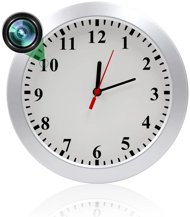Main image of 1080P Hidden Spy Camera in Clock, Nanny Cam Without WiFi for Home Office