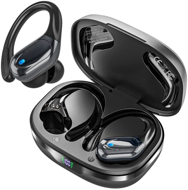 Main image of HAOYUYAN Wireless Earbuds, Sports Bluetooth Ear Buds Headphones Black