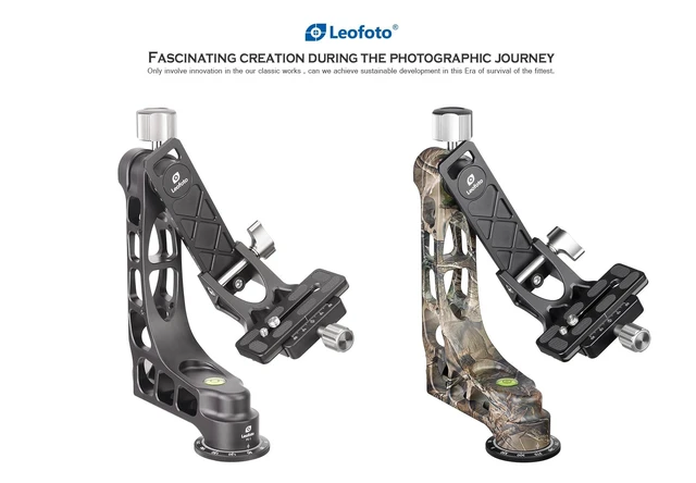 Alt view image 2 of 5 - Leofoto PG-1 Gimbal Head for Telephoto Lenses, 55 lb Load, Arca-Swiss Clamp
