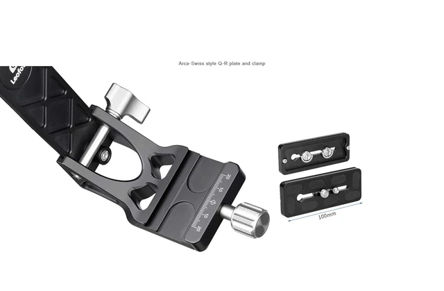 Alt view image 5 of 5 - Leofoto PG-1 Gimbal Head for Telephoto Lenses, 55 lb Load, Arca-Swiss Clamp