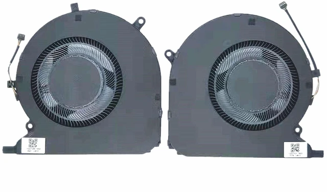 Main image of QUETTERLEE Replacement New CPU + GPU Cooling Fan for Razer Blade 14 RZ09-0370 RZ09-0370CEA3 RZ09-0368 RZ09-0427 Series P/N:13207266 13207121 DFS5K123043635 FNNK DFS5K121144645 FNNL DC5V 0.5A Fan