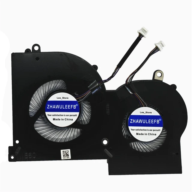 Alt view image 3 of 5 - ZHAWULEEFB Replacement CPU+GPU New Cooling Fan for MSI GS65 GS65VR P65 MS-16Q4 (Not fit for MS-16Q2 Version) BS5005HS-U3I BS5005HS-U3J DC5V 0.5A Please Confirm the GPU Fan Picture Before Purchasing