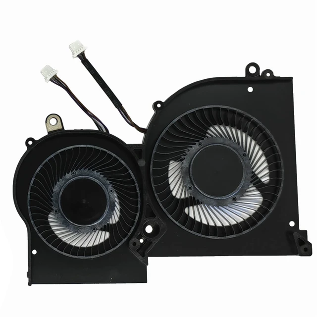 Alt view image 4 of 5 - ZHAWULEEFB Replacement CPU+GPU New Cooling Fan for MSI GS65 GS65VR P65 MS-16Q4 (Not fit for MS-16Q2 Version) BS5005HS-U3I BS5005HS-U3J DC5V 0.5A Please Confirm the GPU Fan Picture Before Purchasing