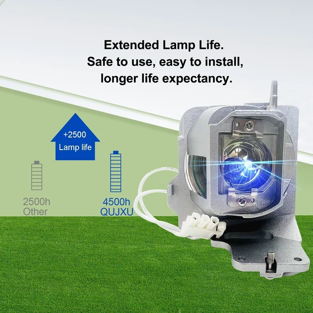 Alt view image 3 of 5 - QUJXU BL-FU240H/SP.7G901GC01 Original OEM Projector Lamp Bulb with Housing for Optoma HD146X HD28HDR DH351 HD27eH HD28e HD29He HD15H Projector Lamp