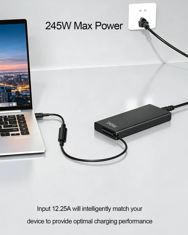 Alt view image 5 of 5 - 245W Laptop Charger Compatible with Lenovo Legion 5 /Pro 5 5i 7 7i 16IAX10H