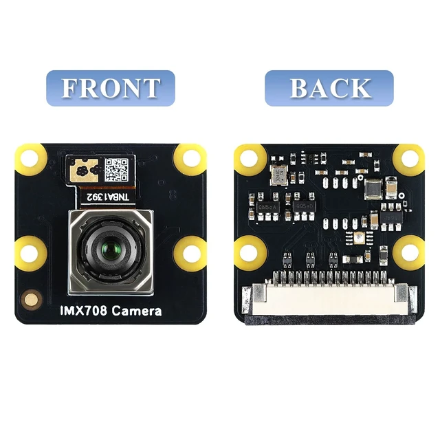 Alt view image 4 of 5 - IMX708 12MP Camera Module, Night Vision Camera (Noir) 75 FOV Auto-Focus High Dynamic Range (HDR) Includes 15-15pin, 15-22pin Cable Compatible with Raspberry Pi 5/4B+/3B+/3B/Zero