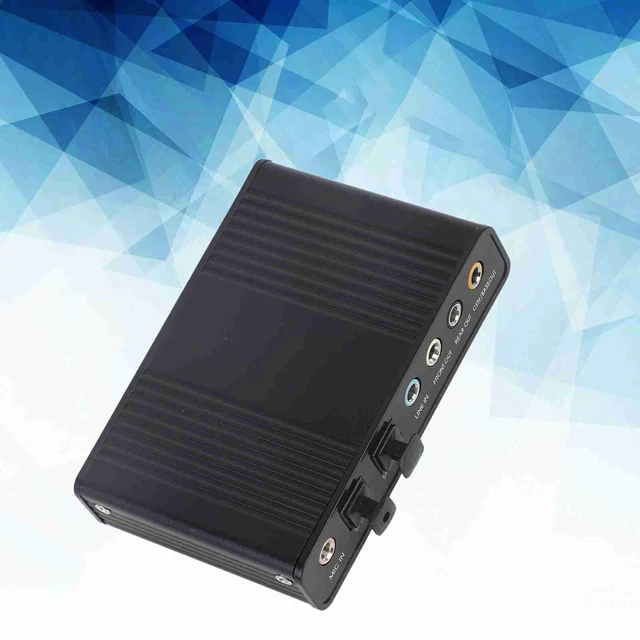 Alt view image 2 of 5 - Denash 6 Channel Sound Card USB,External USB Sound Card Adapter for PC Laptop Audio,External Digital Optical SPDIF Audio Output Adapter for PC