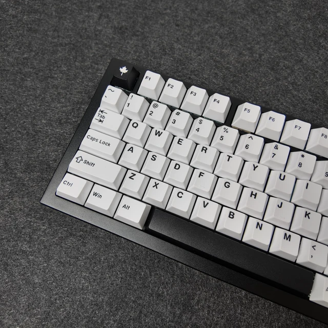 Alt view image 4 of 5 - surmen Classic Cherry Profile Keycaps Set, 163 Keys PBT Double Shot Gaming Keyboard Replacement Keys for Multi-Size Mechanical Keyboard Cherry Bow