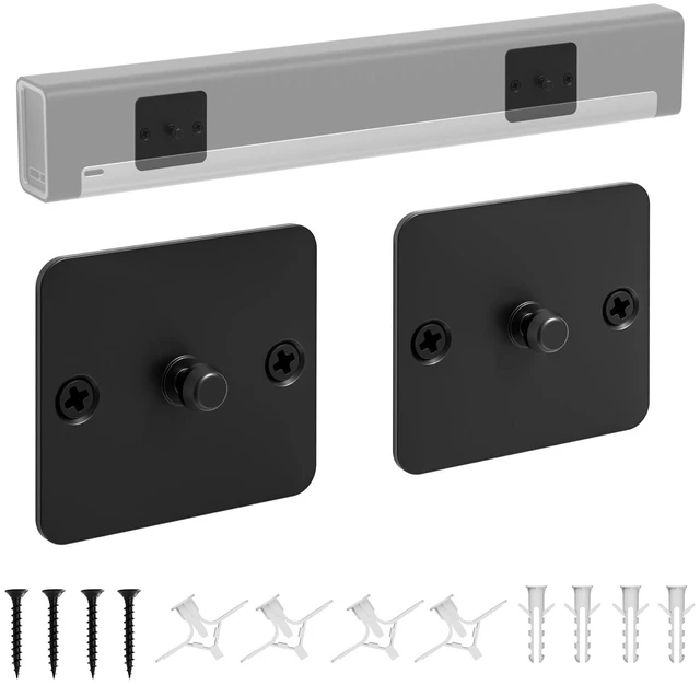 Main image of notiela Heavy-Duty Mount Bracket for Sonos Playbar Wall Mount Under TV Mounting Bracket for Sonos Playbar Mount - Simple and Easy to Install for Space Saving