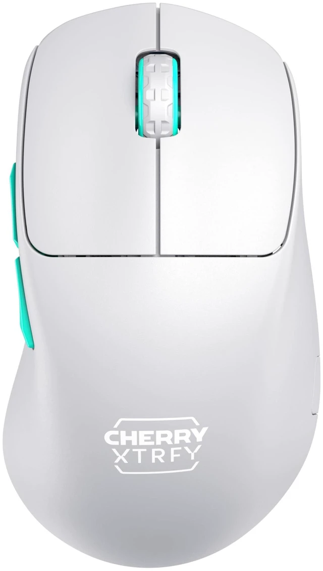 Main image of CHERRY XTRFY M64 Wireless, Souris de Gaming Sans Fil Ultralegere, 2.4 GHz, Optimisee pour les esports, Forme Ergonomique avec Front Ultra Plat, Blanc