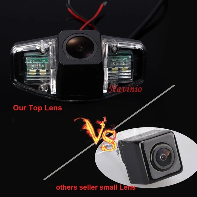 Alt view image 3 of 5 - Super HD Vehicle Camera 1280x720 Pixels 1000 TV Lines car Rear View Reverse Parking Camera Back up for Honda Accord TSX Pilot Civic EK FD Odyssey Acura TSX