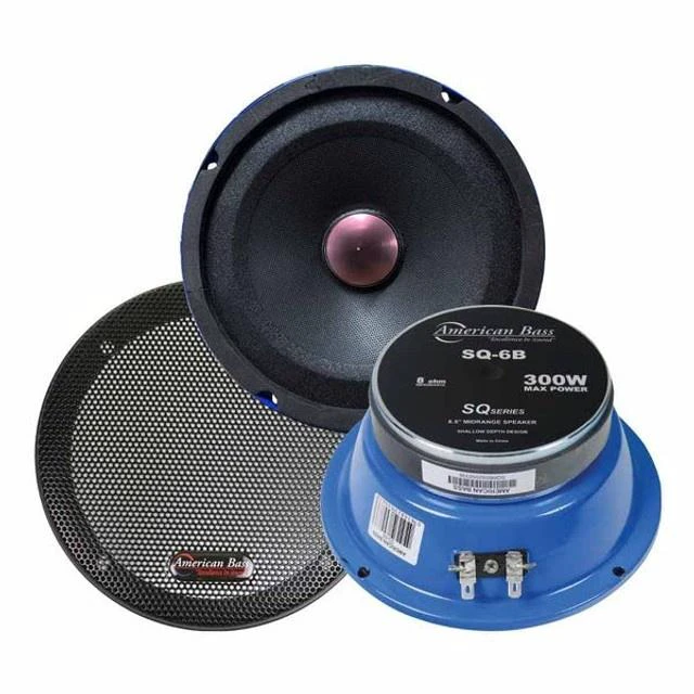 Main image of American Bass SQ 6B Mid Range Car Speaker & Subwoofer
