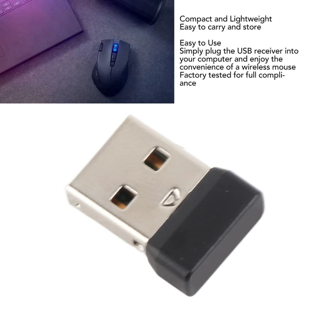 Alt view image 4 of 5 - Mouse Receiver for G700 G700S, Stable , Compact and Portable, USB Dongle Adapter