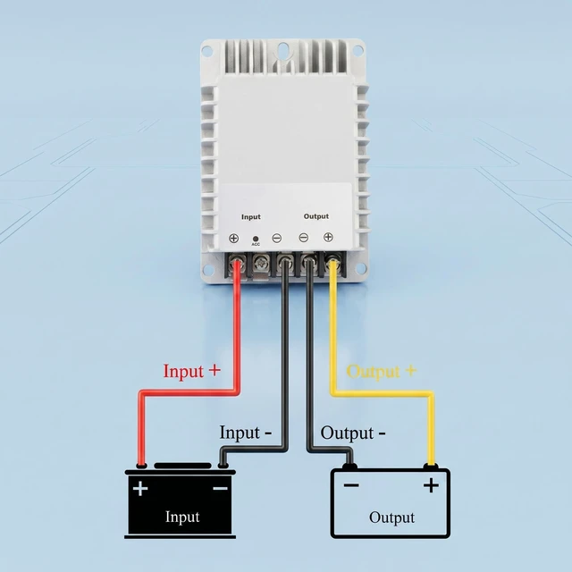 Alt view image 5 of 5 - WSOLDMA DC 12V/24V Step Up to 56V Converter 5A 280W Auto Boost Transformer
