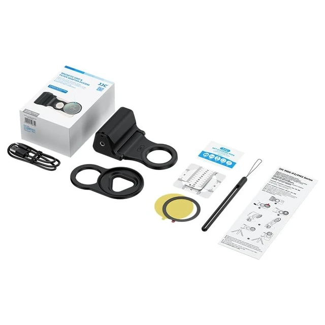 Alt view image 4 of 4 - JJC Magnetic 67mm iPhone Filter Mount Adapter with Phone Camera Grip