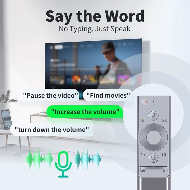 Alt view image 4 of 5 - SJUIF BN59-01300F Voice Replacement Remote for Samsung Smart TVs